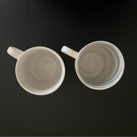Stone+Lain Marble Porcelain set of 2 Mugs Matte Gray - Picture 4 of 4